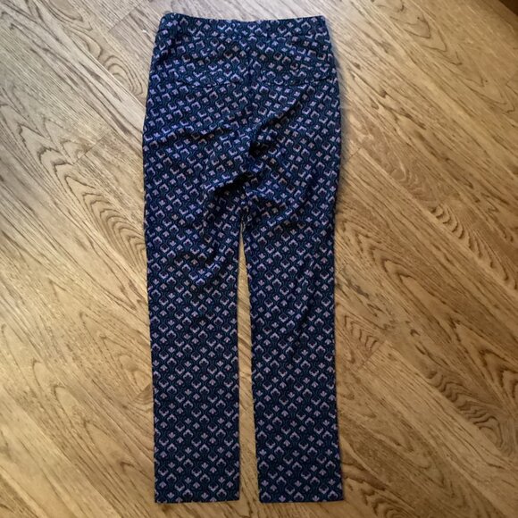 Wildfang Empower Trouser Pants Abstract Paisley Print SZ 0 Office Workwear City - Picture 3 of 3